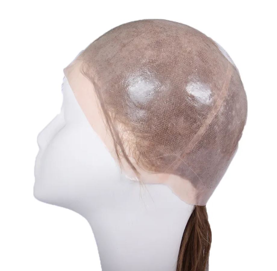 alopecia hair loss wig thin skin silk base virgin brazilian hair medical wig