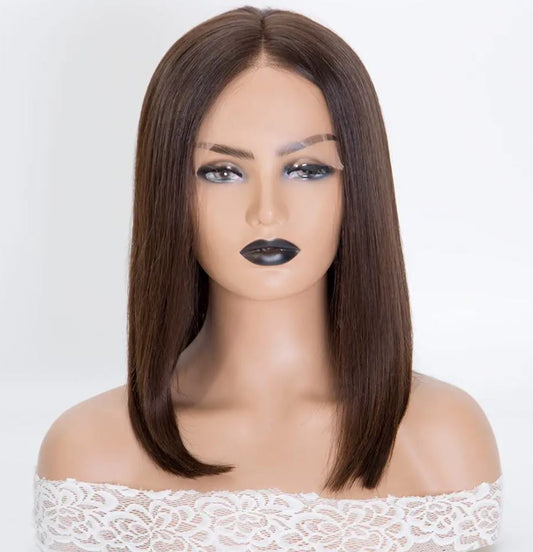 ELSIE 10 inch Glueless Fully Hand Tied Mono Top  100% Virgin European Remy Medical Wig