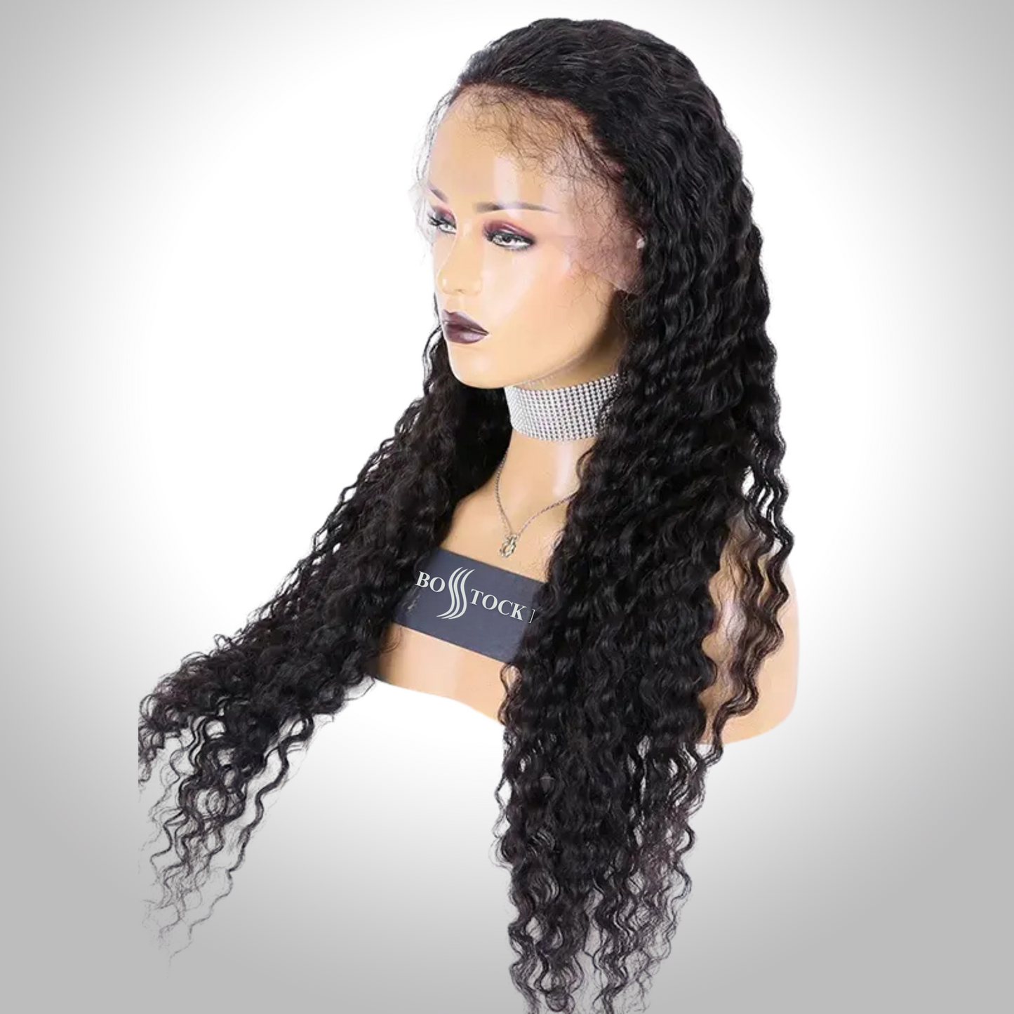 MERCIE 180% Density Swiss Lace 100% Human Hair Full Lace Wig Water Wave