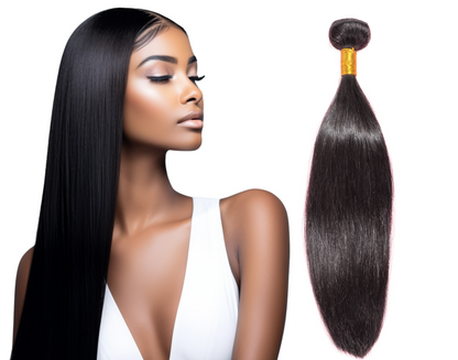 MONICE  Brazilian Hair Straight Bundles 100% Unprocessed Virgin Straight Human Hair Bundles Weave Extensions