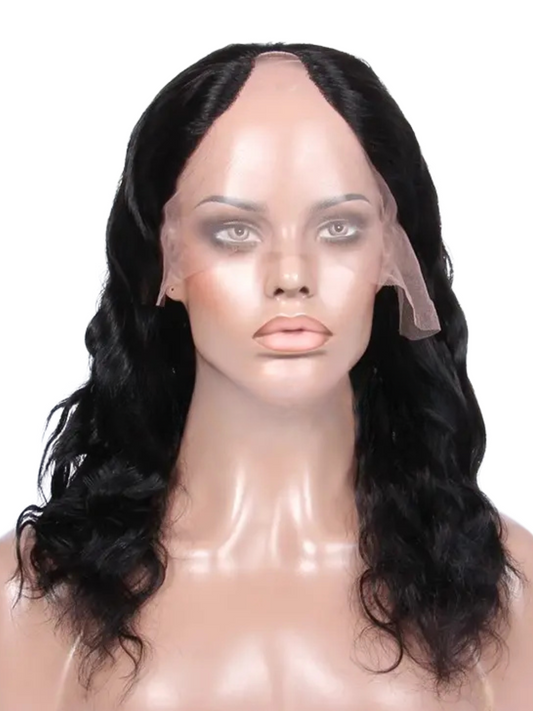 HARLOW Natural wave brazilian virgin hair u part wig