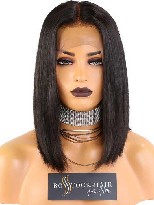 SKYLAR  Bob 14 Inch Yaki Straight 360 Lace