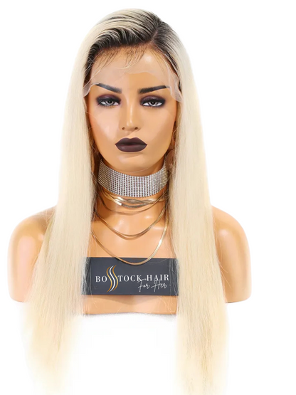 STEVIE  Ombre 613 Blonde Lace Front With Dark Roots