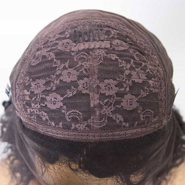 Clearance Sale Extra $30 Off 13"×1" Lace Front Wig Pixie Cut Short Curly Hair 1# 150% Large Size