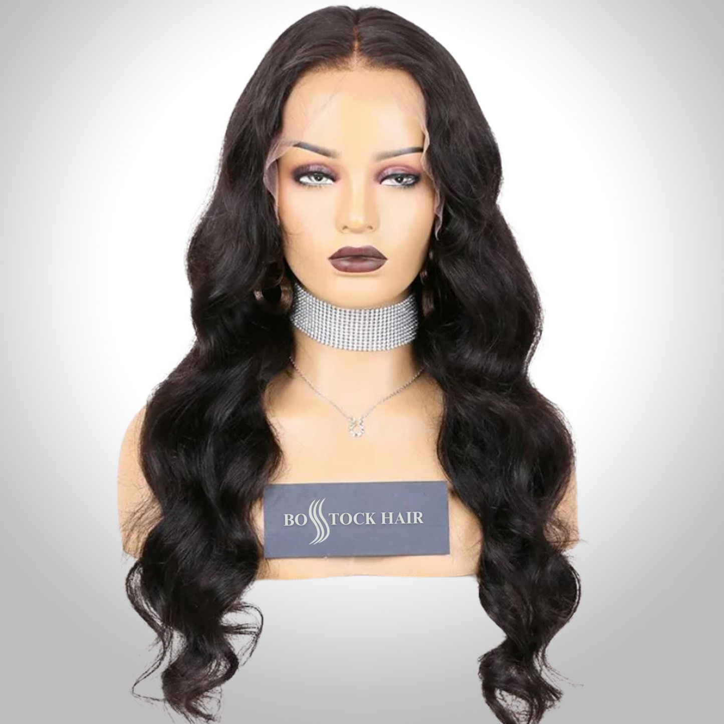 NOVA Wavy hd lace wig deep bleached knots transparent hd lace brazilian human hair wig