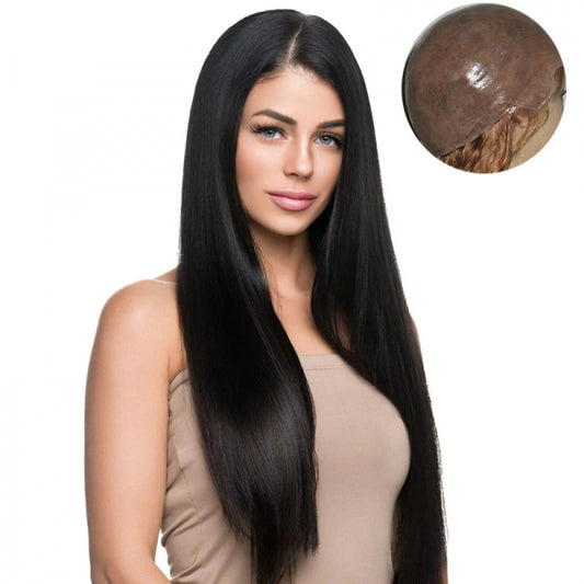 Full PU Thin Skin Wigs 100% Human Hairs [Production Time 60 working days]