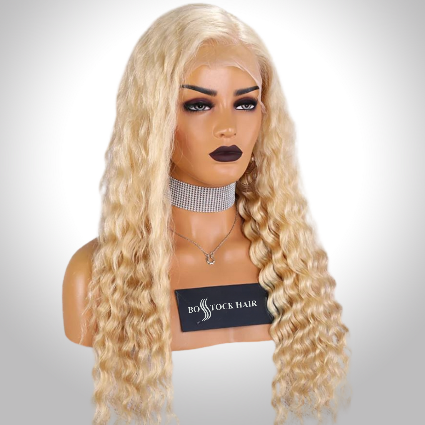 KAYLA 613 Blonde Lace Full Lace Wig Wave Curly 100% European Virgin Remy Human Hair
