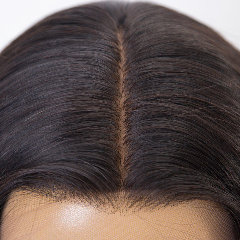 MARCELLA Silk Top Half Hand Tied  Lace Front Medical Wig 100% Virgin European Remy Hair
