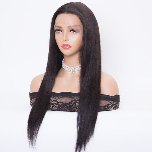 MARCELLA Silk Top Half Hand Tied  Lace Front Medical Wig 100% Virgin European Remy Hair