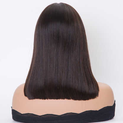 GIGI HD lace front Bob Grade 12A 100% Unprocessed Virgin Hair Natural black