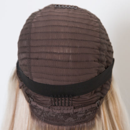 ADELE Blonde Highlights Single Knots Grade 12 A European Virgin Remy Hair