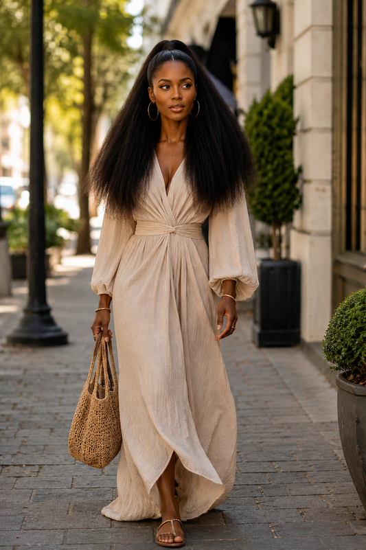 TASHA Kinky Straight 360 Lace Wig | 100% Brazilian Remy Human Hair