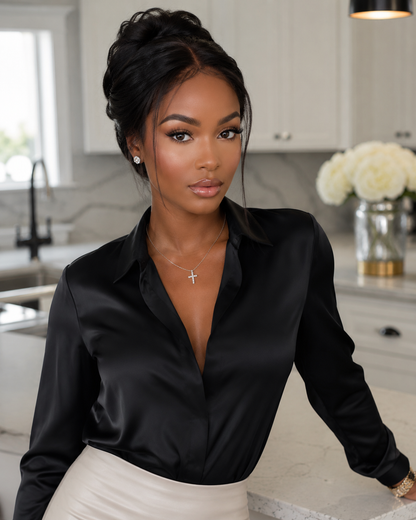 MARCELLA Yaki Straight 360 Lace Wig | 100% Brazilian Human Hair