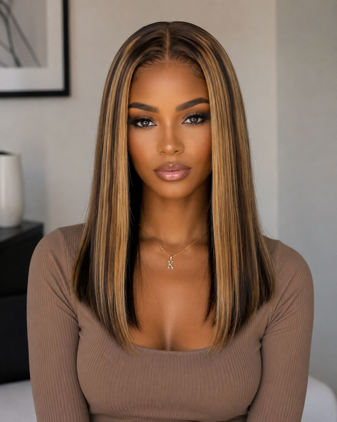 JENNIFER Ombre Blonde HD Lace Front Bob Wig | 100% Brazilian Remy Human Hair