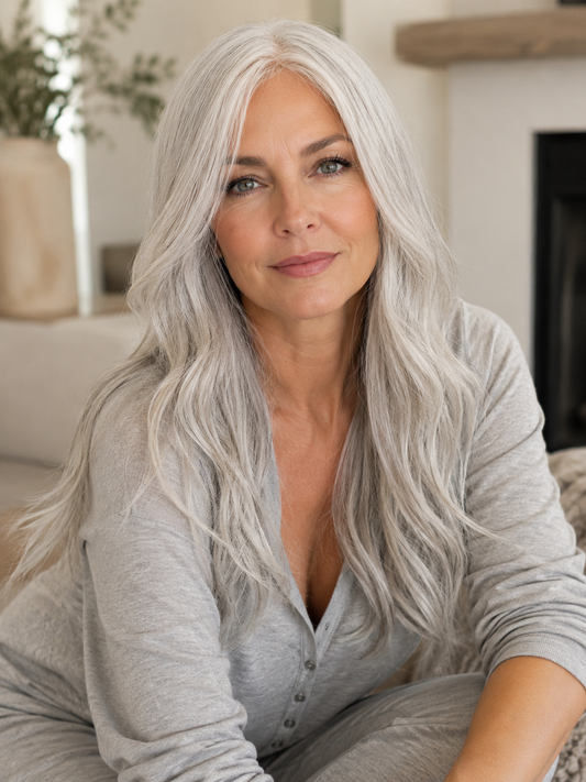 SOLSTICE White Blonde European Hair Wig | Grade 12A Virgin European Remy Hair | Single Knots