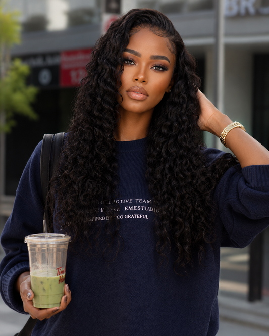 KERRY Virgin Remy Indian Human Hair Wet and Wavy Water Wave