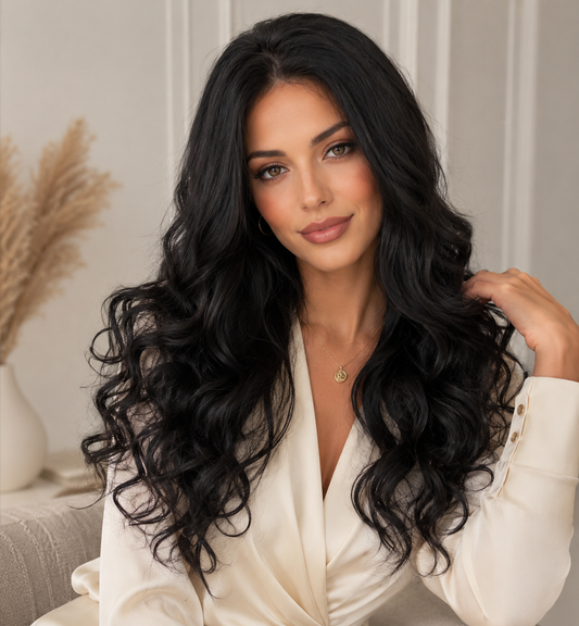 GINA 12A Grade Thin Skin Silk Base Virgin Brazilian Hair Medical Wig