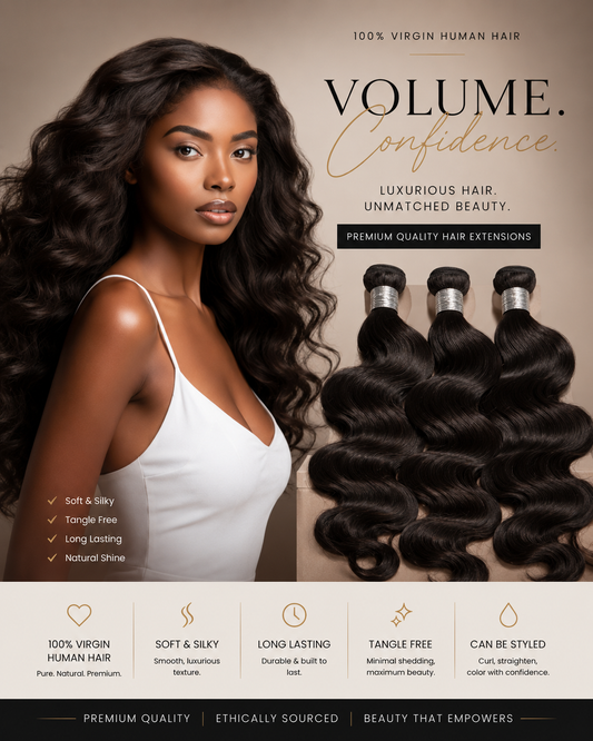 Luxury 10A Brazilian Virgin Body Wave Human Hair Bundles