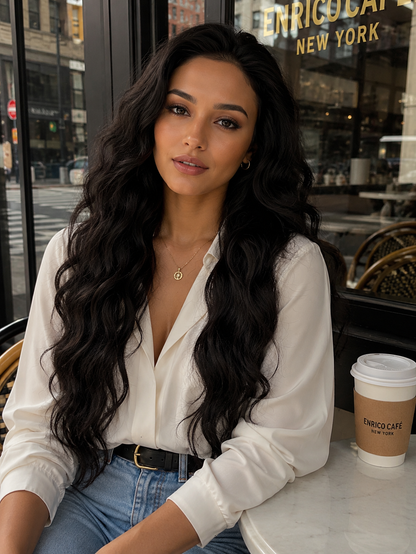 GRACIE Pre-Plucked Full Lace Wig | 9A Grade Brazilian Virgin Remy Human Hair