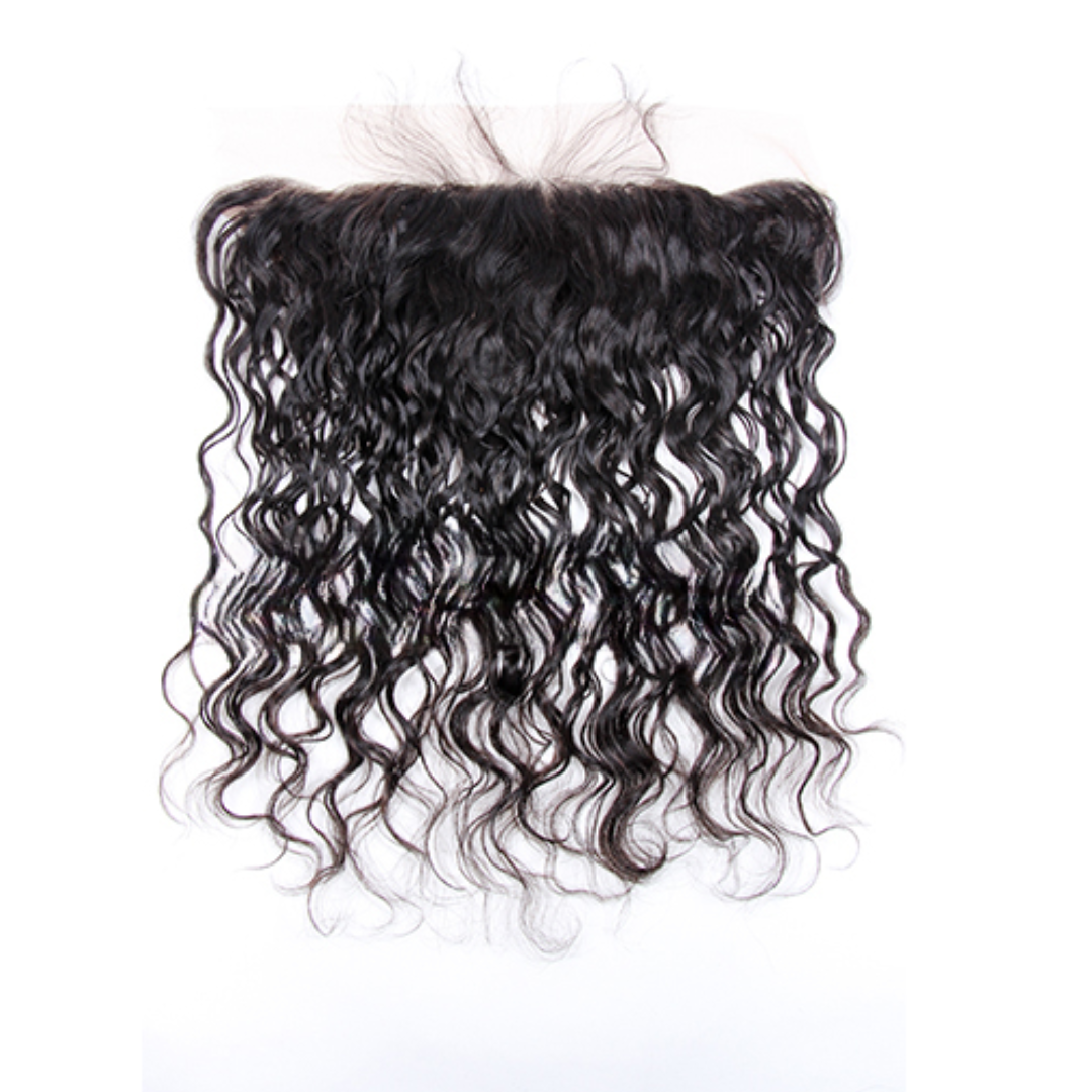 Indian Virgin Hair Loose Curl A Lace Frontal With 3 Bundles Deal