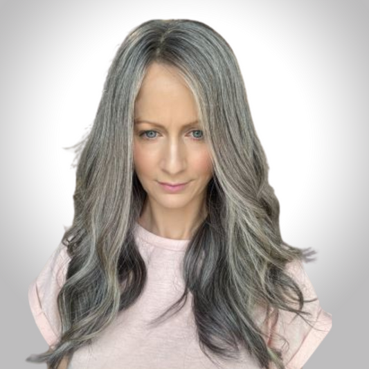 QUINN 18 Grey Grade 12A 100% European Virgin Human Hair HD Full Lace