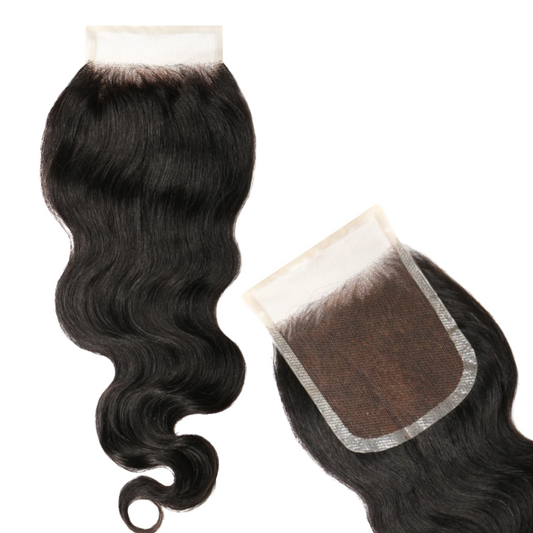 Transparent HD Lace 5×5 inches Lace Closures, Indian Remy Hair Body Wave , Pre-plucked Hairline