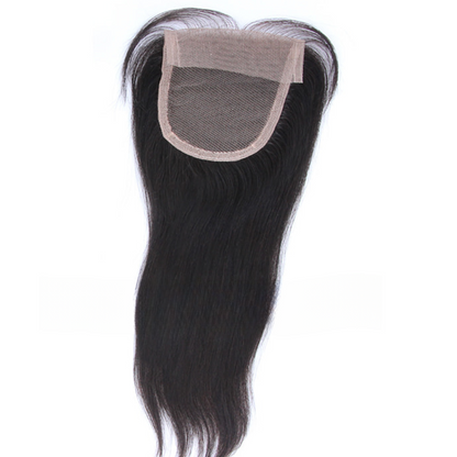 4×4 inches Lace Closures, Indian Remy Human Hair Silky Straight