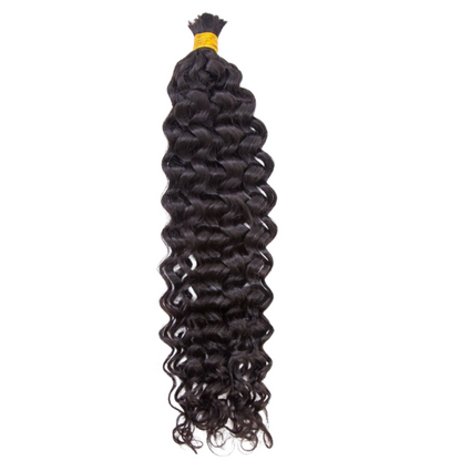 Deep Wave Bulk Hair Bundles for Braiding,Indian Remy Human Hair