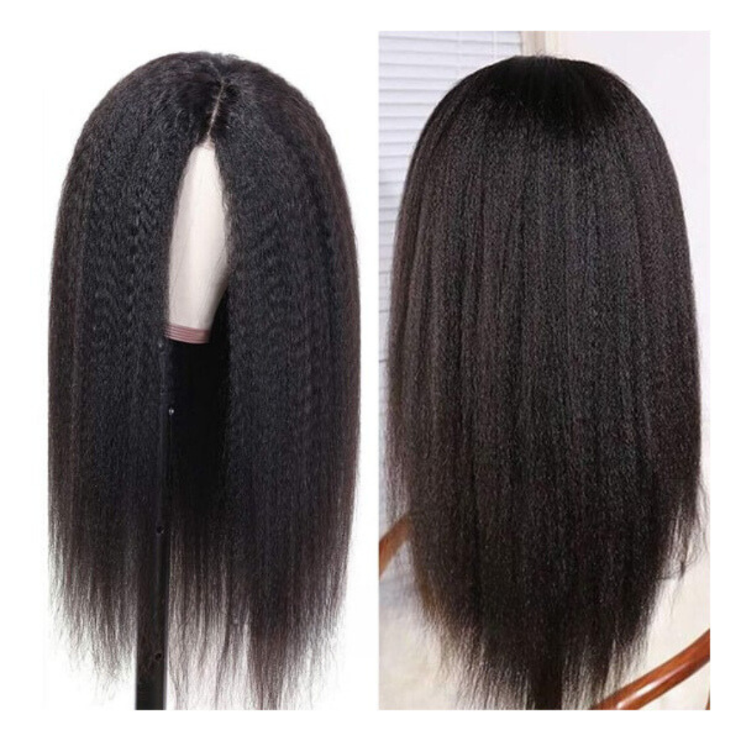 Willow Lace Front Middle Part Blowout Kinky Straight Indian Remy Human Hair