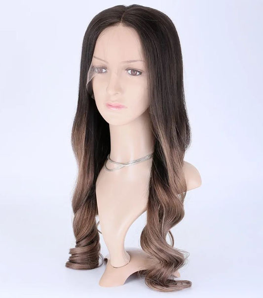 DEMI Glueless HD Transparent Lace Frontal Wigs Raw Human Hair Virgin Cuticle Aligned