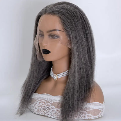 ANNA Yaki Straight Natural Color Mix White Blonde Full Lace
