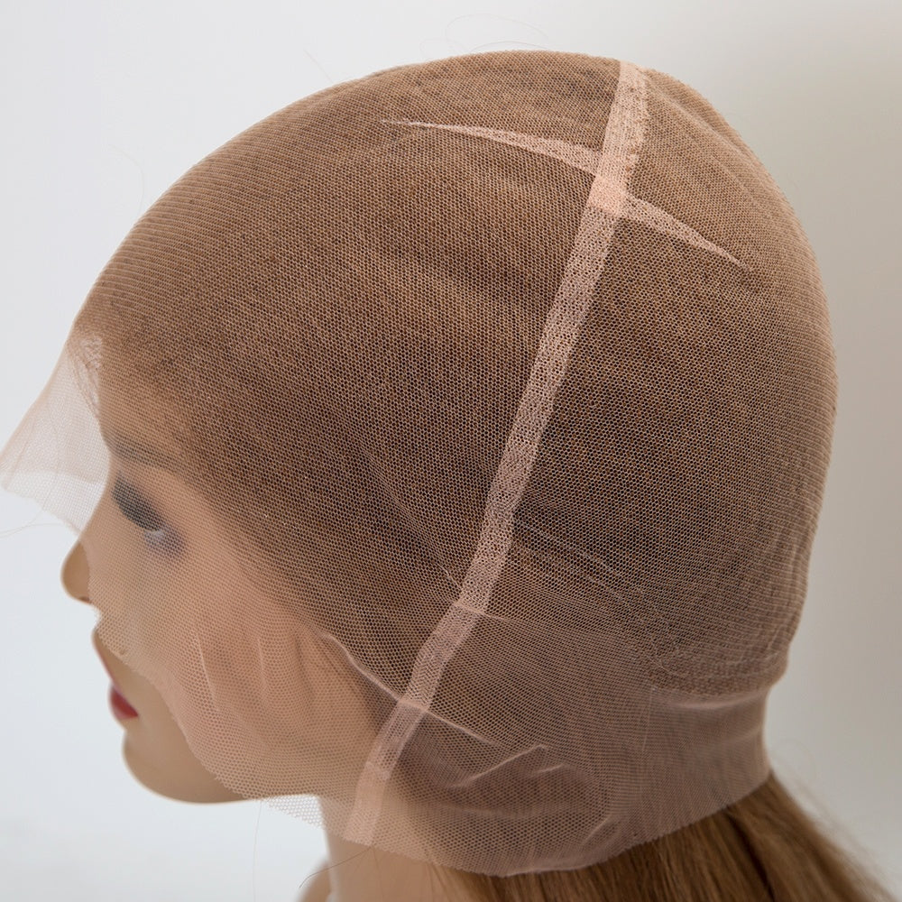 MILEY Light brown color lace front wig 100 human hair wig