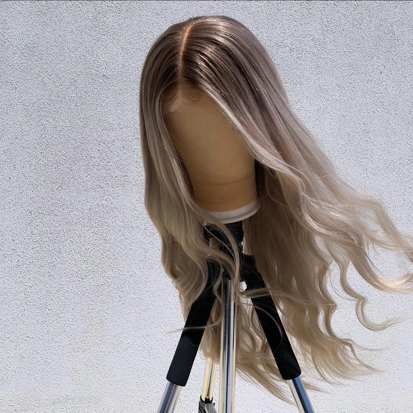 Porsha Customizable Dark Ash Blonde HD Glueless Loose Wave Ombre 12A Grade Cuticle Aligned 100% Virgin Brazilian Hair