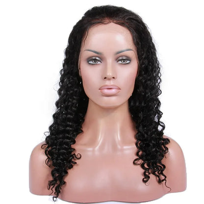 Skylar Deep Curly Full Lace Wig Invisible Knots 4X4  Silk Top 12A Grade Cuticle Aligned 100% Raw Virgin Brazilian Hair