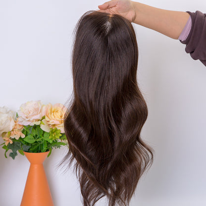 13*4 lace front 16 inch natural color brown color virgin hair lace front wig