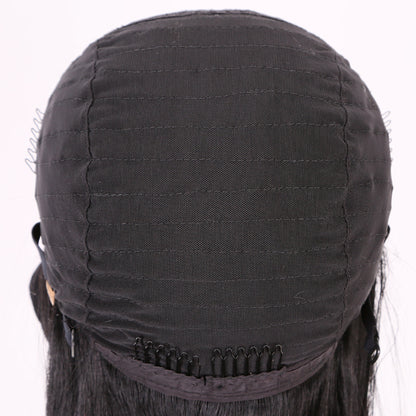 wholesale and cheap Virgin Cuticle Aligned Hair Head band Wig For Black Women natural color Headbands Wig Human Hair
