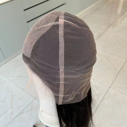 silk top full handtied lace wig 16 inch natural color human hair wig
