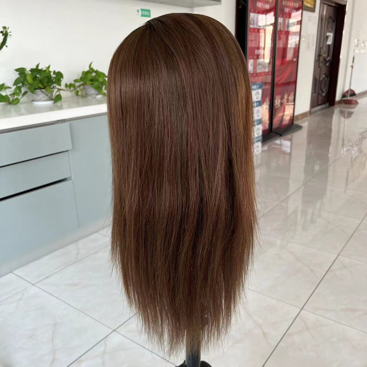 HOPE Fully Hand Tied 5x5 inch Silk Top 12A Grade 100% Virgin European Remy Medical Wig