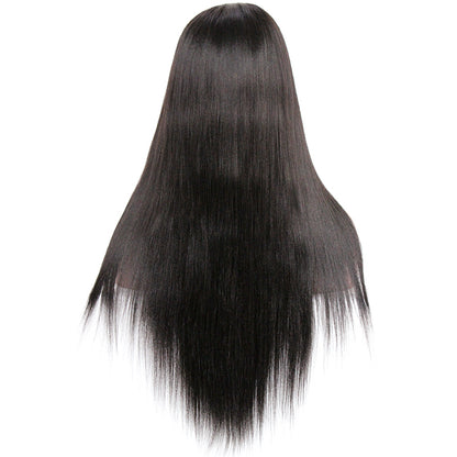 LALA yaki straight 360 lace front wig factory wholesale price brazilian virgin hair human hair wigs bone straight wigs