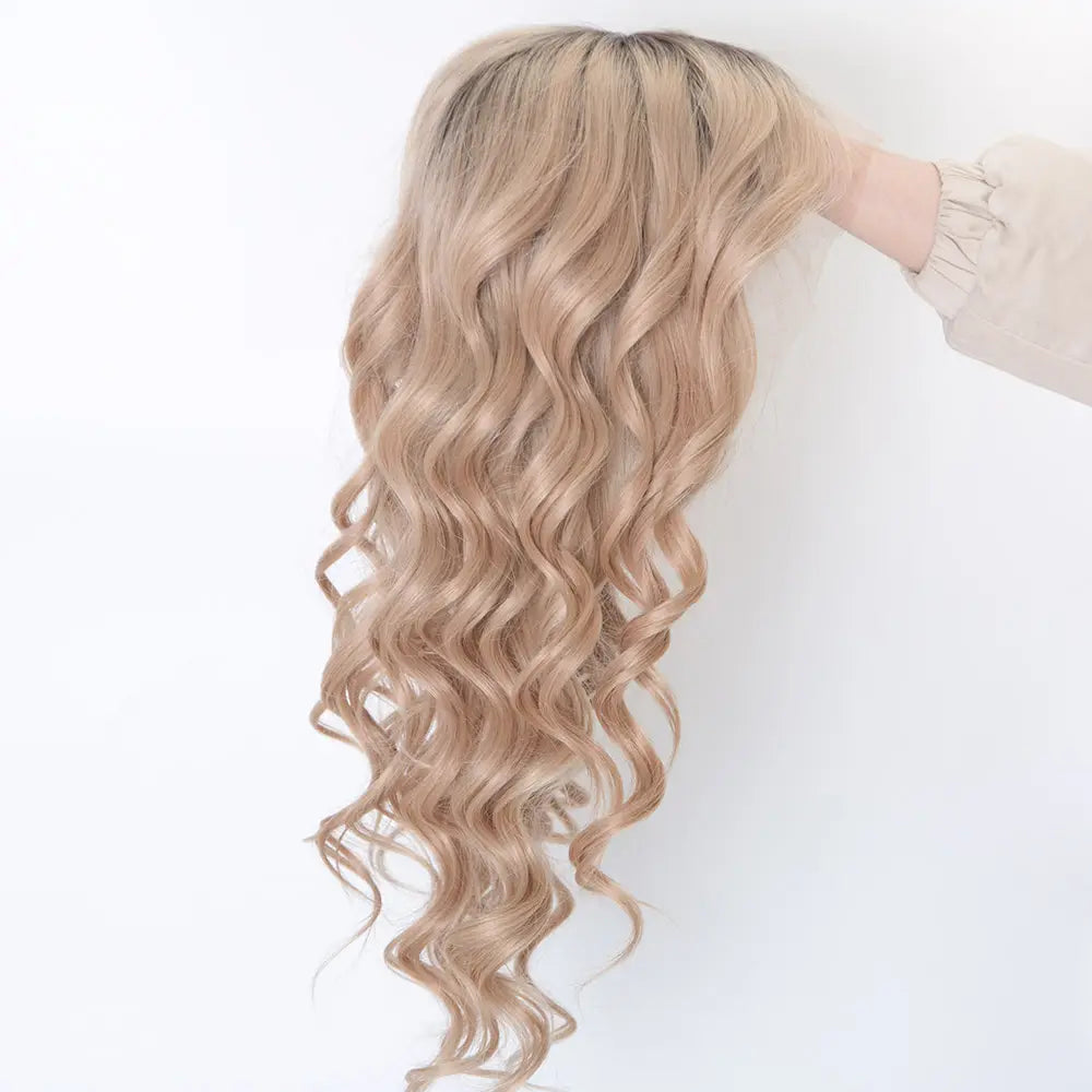 Miko HD Lace Small Single Knots Blonde Balayage Grade 12A 100% Virgin European Hair