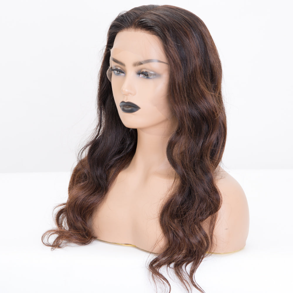 JOURNEE Grade 12A 100% Virgin European Hair Swiss Lace Fully Hand Tied Curly Hair