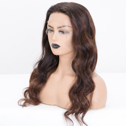 JOURNEE Grade 12A 100% Virgin European Hair Swiss Lace Fully Hand Tied Curly Hair