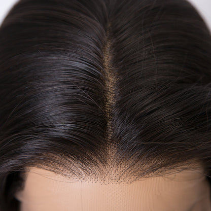 INES 16" Fully Hand Tied 100% Raw Virgin Remy Hair Cuticle Aligned Single Knots HD Full Lace