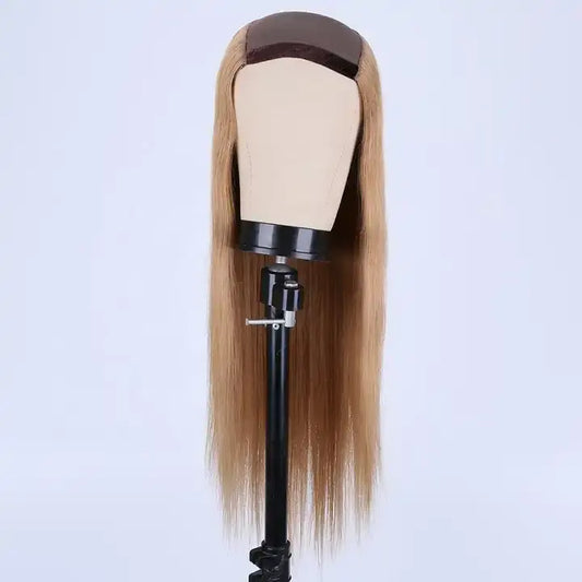GLADYS 100% Human Virgin Remy Hair Hat Wigs Natural Wave Human Hair Wigs Transparent Swiss Lace