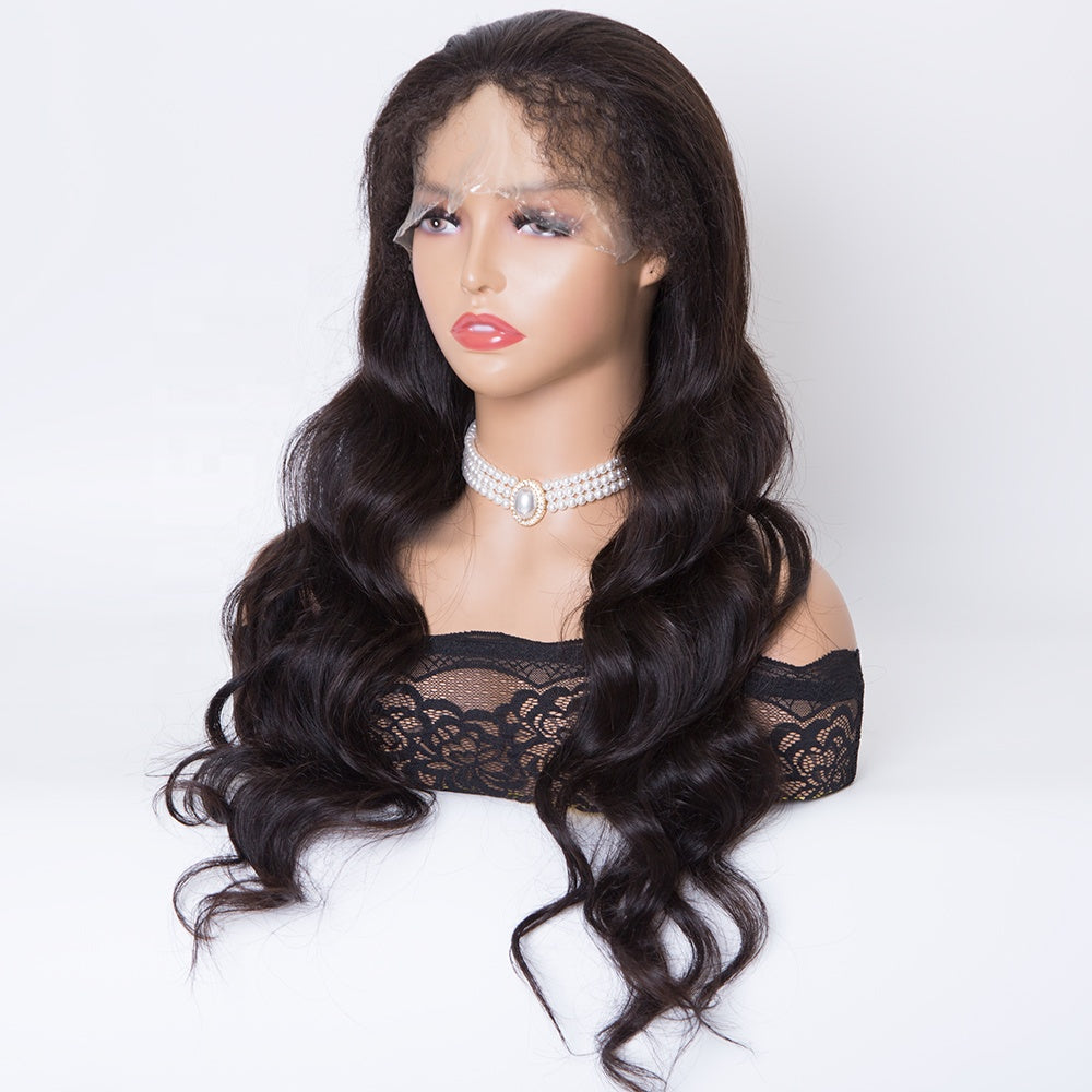 IVY  PU Front Medical Wig Hand Tied 100% Brazilian Remy Hair