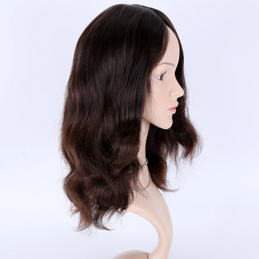 200% Density Natural Black Color Curly Texture Headband Wig Human Hair For Black Women Human Hair Machine Made Wig
