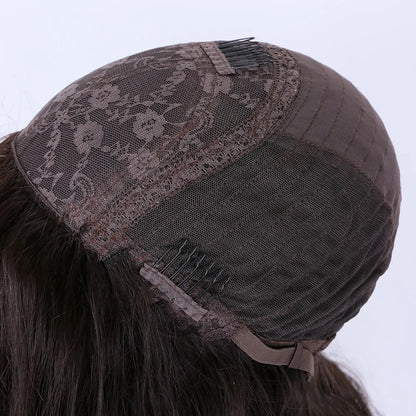 JUDITH European human hair wig wholesale Double drawn virgin hair Jewish wigs natural brown color silk top wig