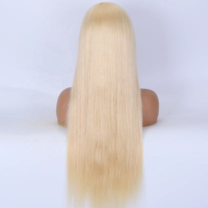 KYLIE Grade 8A 100% European virgin hair  HD Transparent Lace Front Wig 613 Blonde