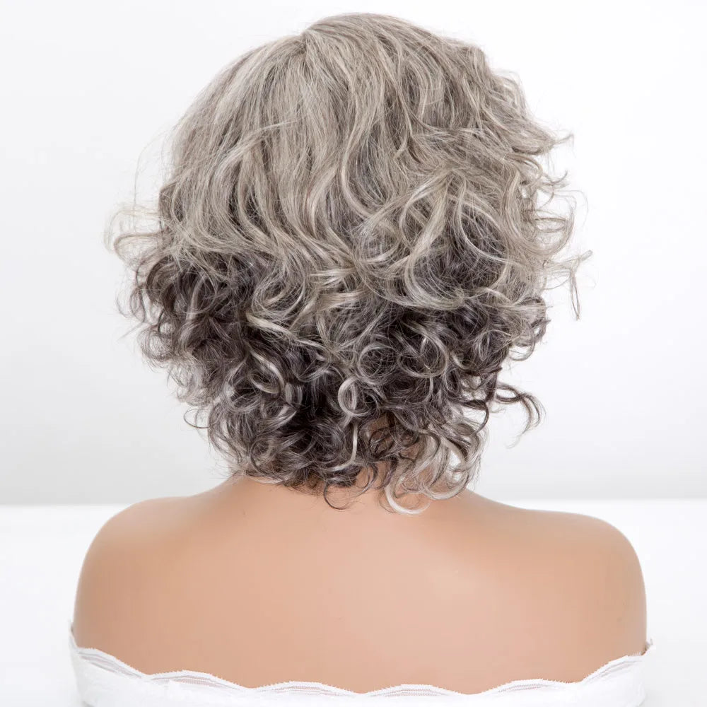 Nene Customization Salt and Pepper Color Unprocessed 12A Grade 100% Raw Virgin European Hair Mono Top