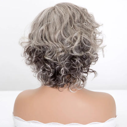 Nene Customization Salt and Pepper Color Unprocessed 12A Grade 100% Raw Virgin European Hair Mono Top